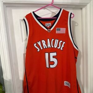 Authentic 2002-2003 Syracuse Orange Carmelo Anthony # 15 Jersey